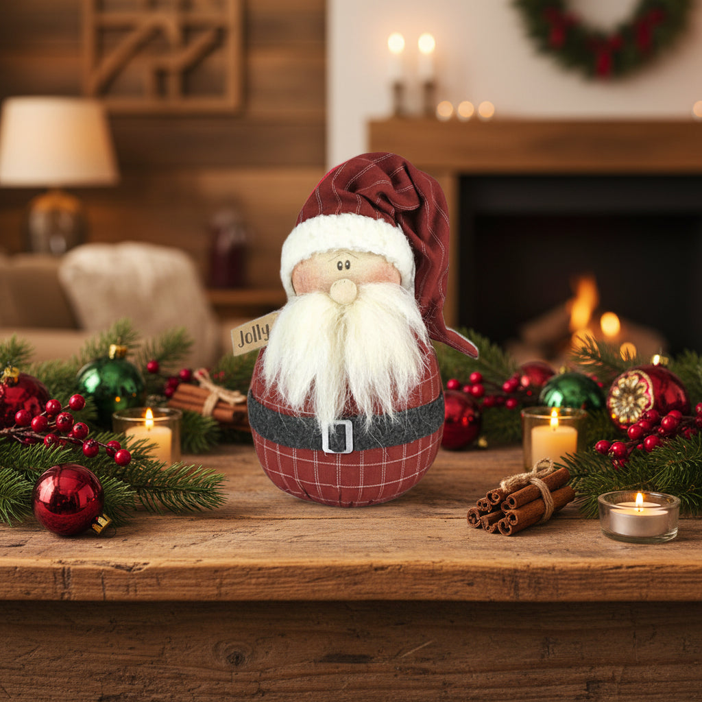 Honey and Me Christmas Jolly the Whimsy Santa Claus C20372 - The Primitive Pineapple Collection