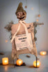 Primitive Fall Halloween Handcrafted Dried Apple Head Tavern Cupboard Jack O Lantern 12" - The Primitive Pineapple Collection