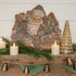 Christmas Ragon House 19”Metal Santa w/ Gifts and Tree Vintage Plaque - The Primitive Pineapple Collection