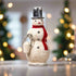Ragon House 14” Vintage Looking Snowman Figurine w/ Bucket Snowballs Tinsel - The Primitive Pineapple Collection