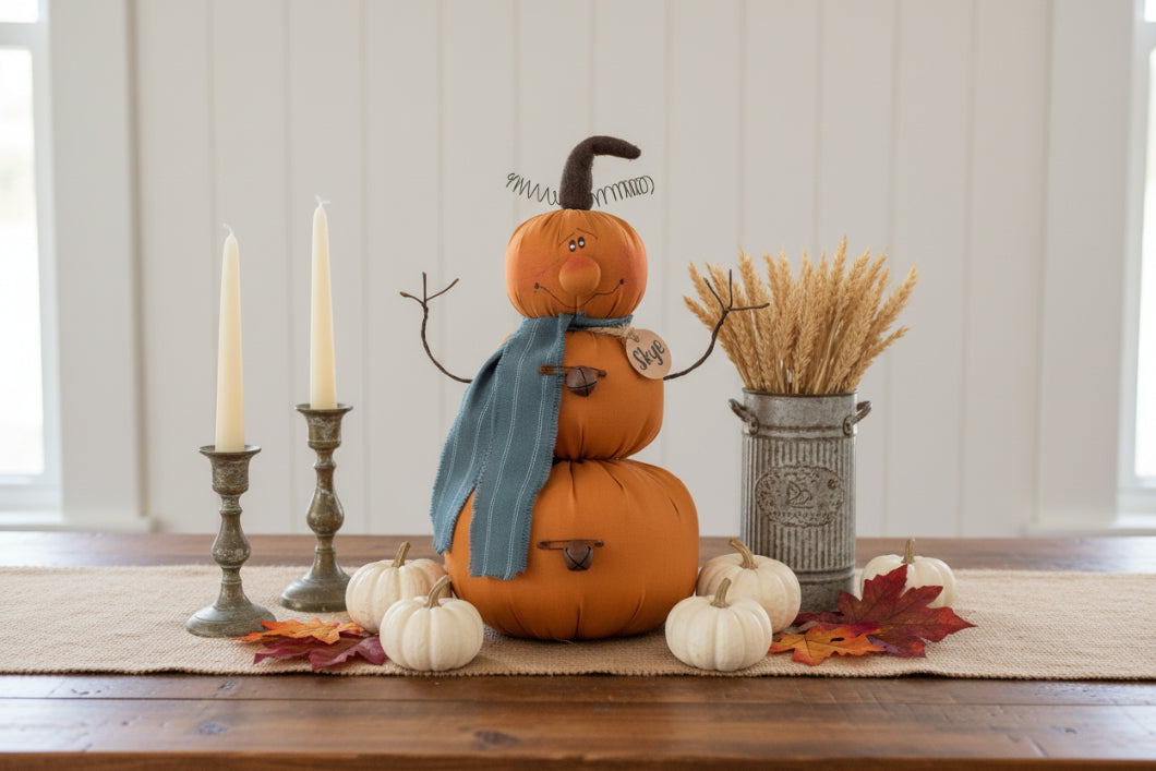 Honey and Me Halloween Skye the Goofy Jack-O-Lantern F23503 - The Primitive Pineapple Collection