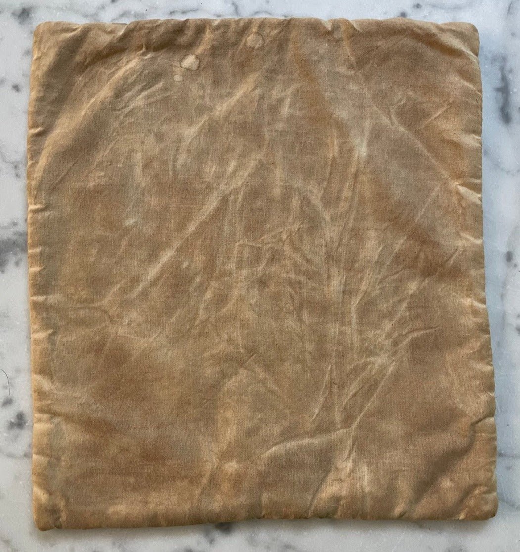 Primitive Handmade Candle Mat Grungy 10"Oh Christmas Tree Stitched Mat - The Primitive Pineapple Collection