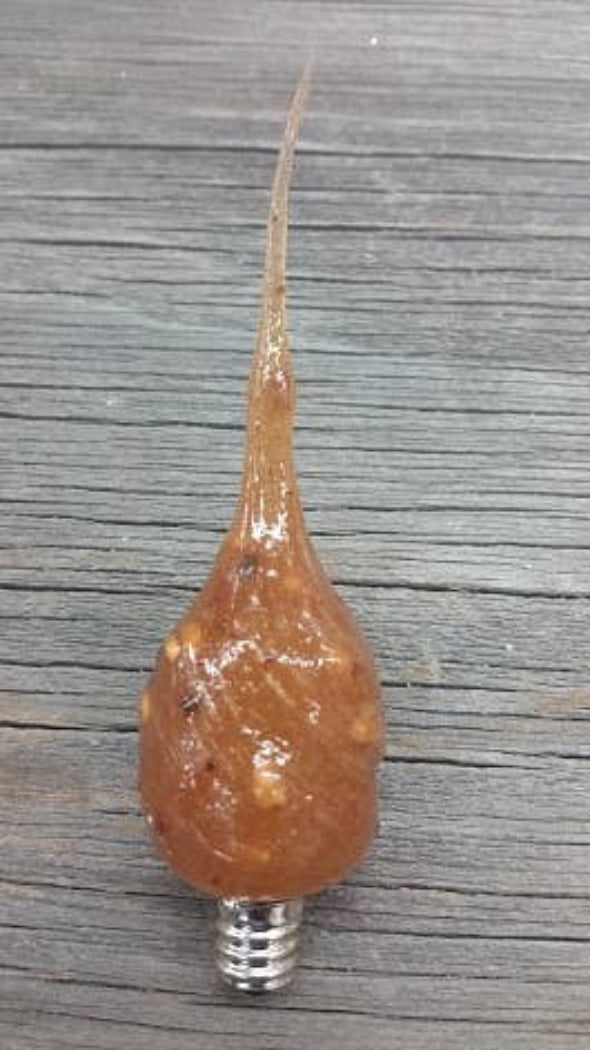 Primitive Handcrafted Caramel Apple Bulb 4 Watt Silicone Light Bulb - The Primitive Pineapple Collection