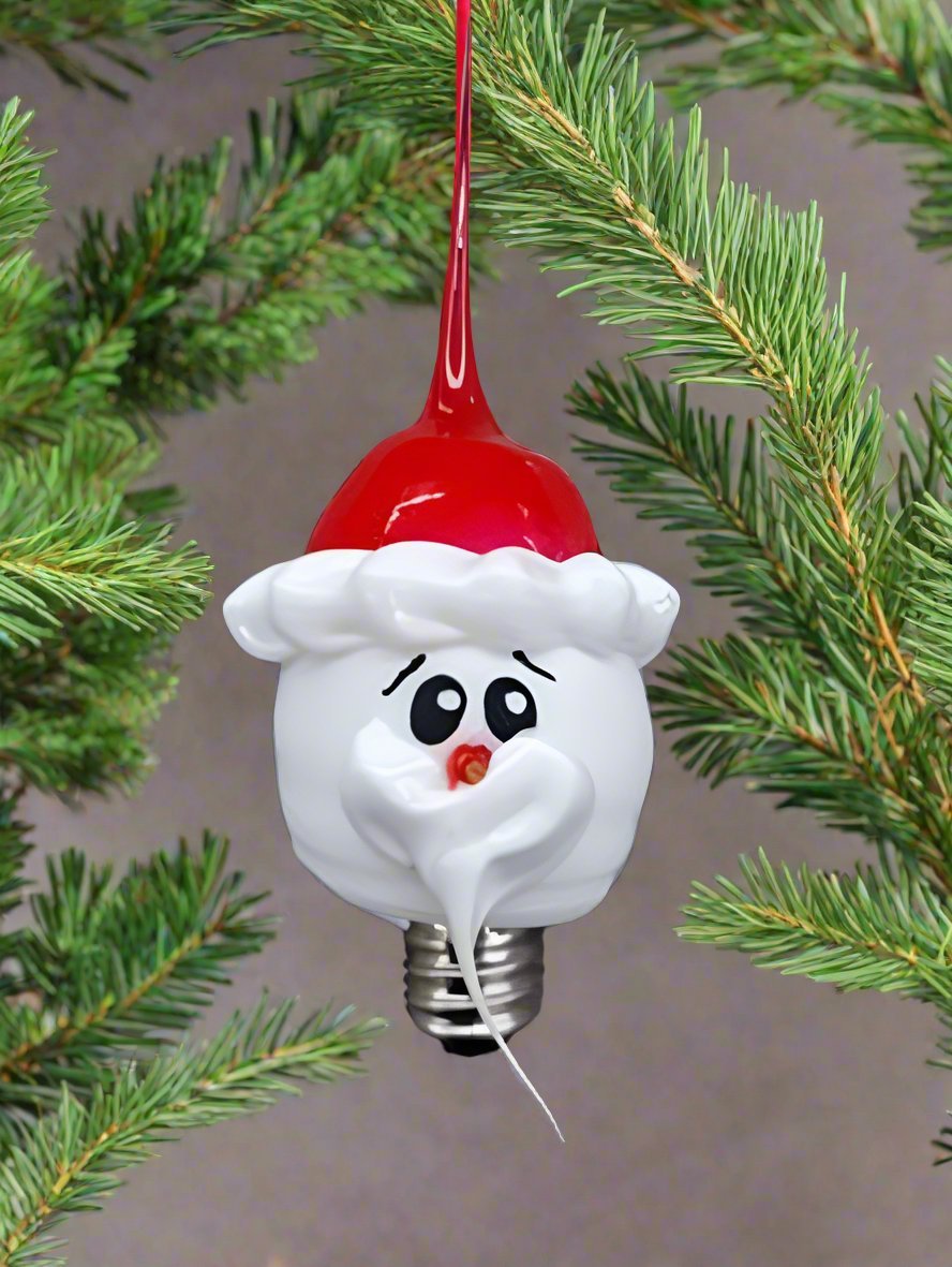 Primitive Christmas Silicone Dipped Santa Reusable Light Bulb - The Primitive Pineapple Collection