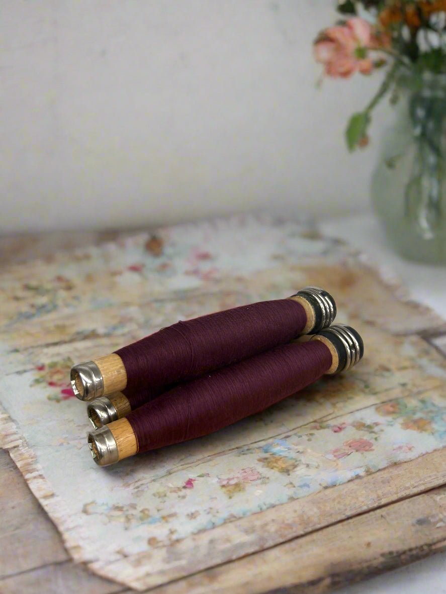 Primitive Everyday ONE pc 6.5&quot; Plum Yarn Quill - The Primitive Pineapple Collection