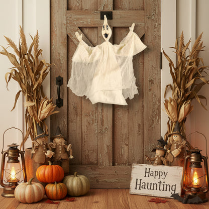 Halloween Gather Traditions Gareth Ghost Joe Spencer Folk art 20"