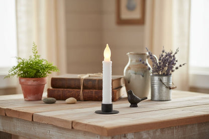 Primitive/Country Metal Taper Candle Holder - The Primitive Pineapple Collection