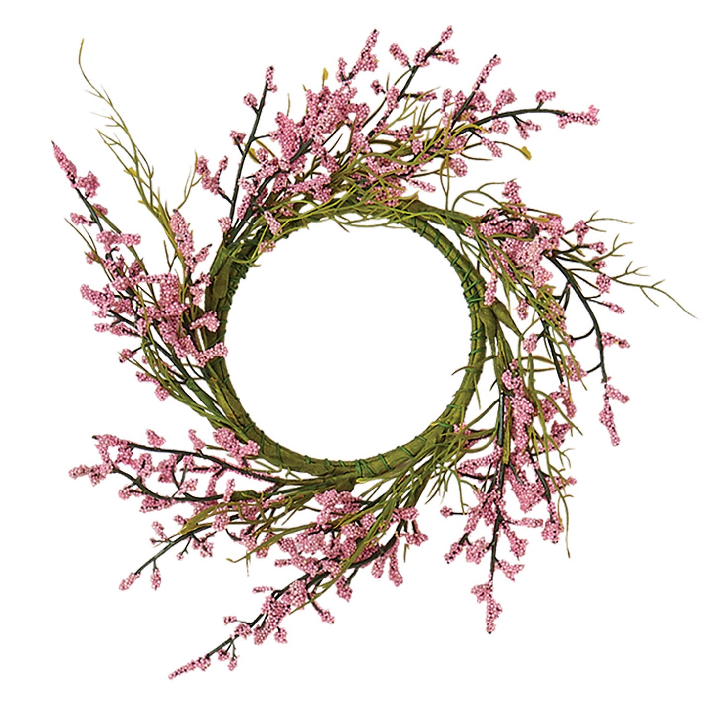 Farmhouse Spring 3.25" Inner Diameter Pillar Spring Bud Candle Ring - The Primitive Pineapple Collection