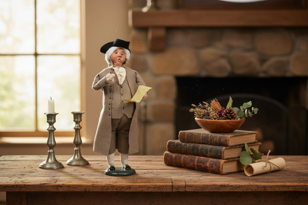 Primitive Collectable Byers Choice John Adams 572