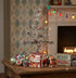 Primitive/ Retro 13" Vintage Silver Tinsel Christmas Tree on Box - The Primitive Pineapple Collection
