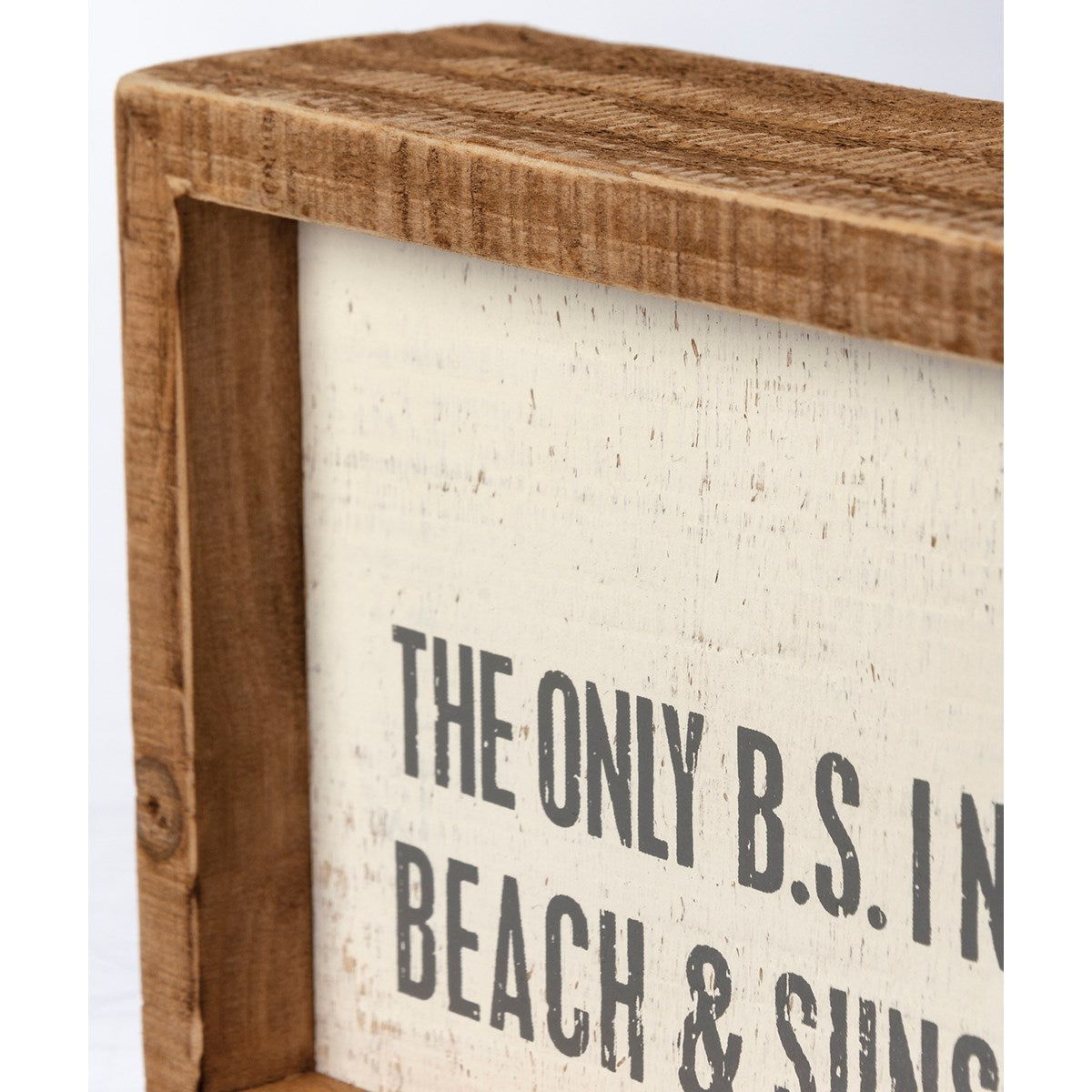 Summer Beach Cottage I Need In My Life Inset Box Sign