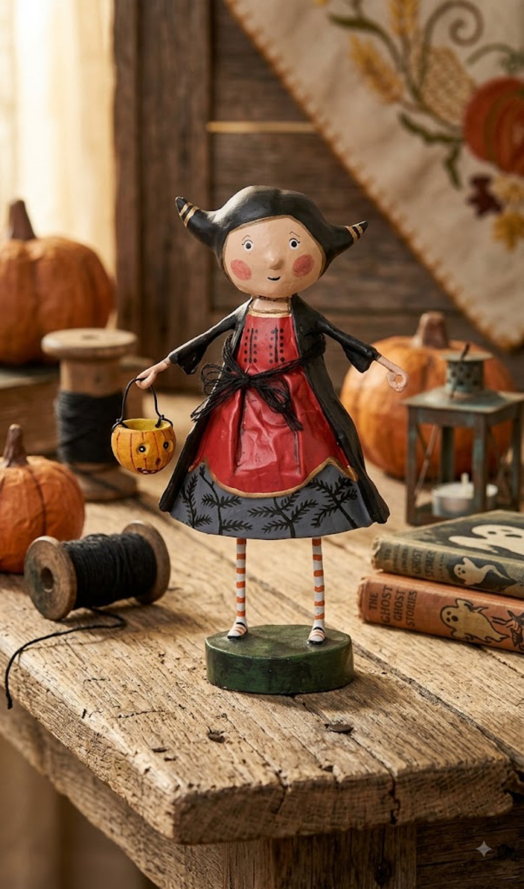 Lori Mitchell Veronica Vampire Halloween Figurine | ESC &amp; Company 