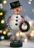 ESC and Company Christmas Lori Mitchell Chilly Willy Snowman Figurine 11057 - The Primitive Pineapple Collection