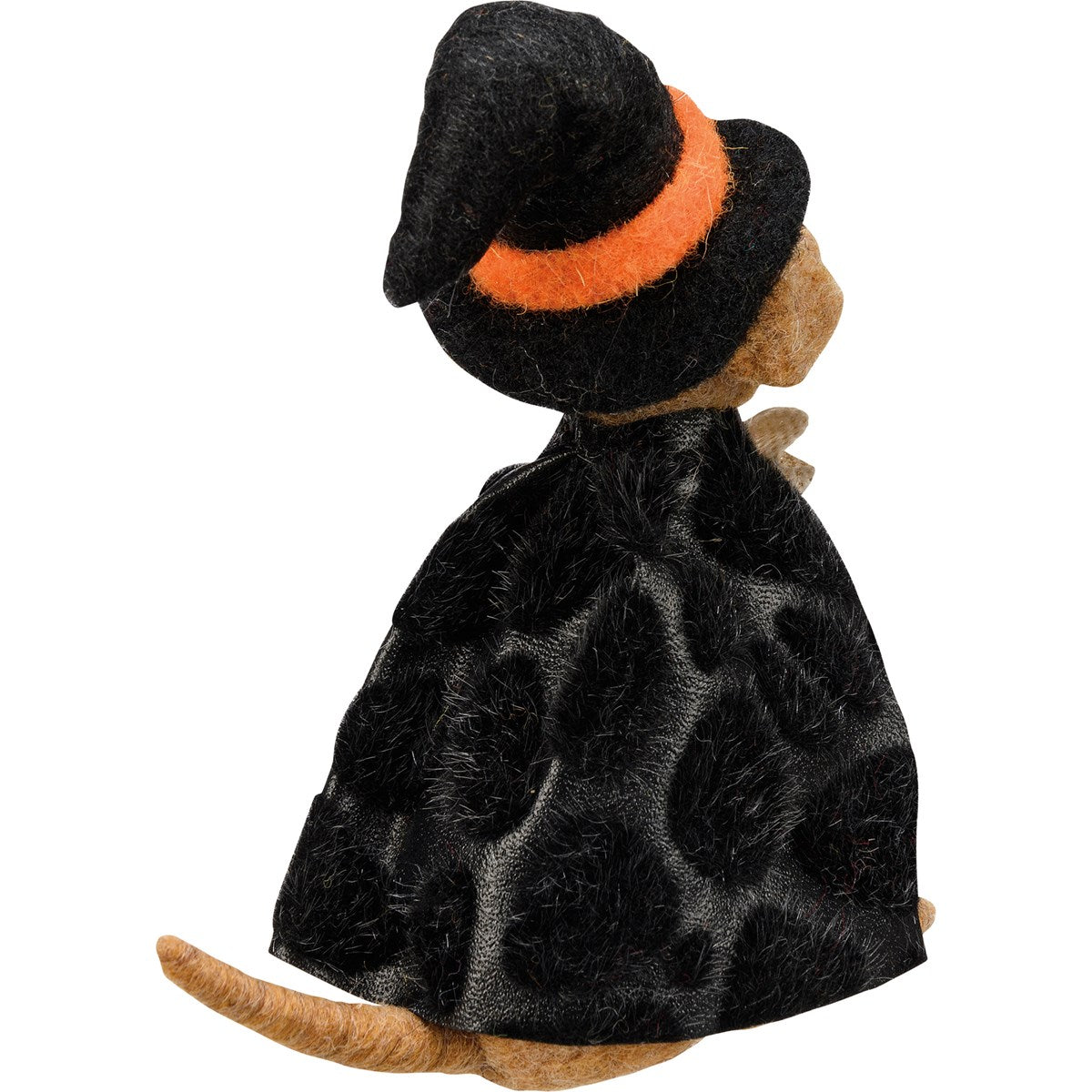 Primitive/Country Halloween Felt Witch Dog Ornament