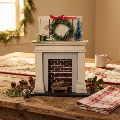 ESC and Company Lori Mitchell Holiday Hearth Christmas Fireplace Figurine