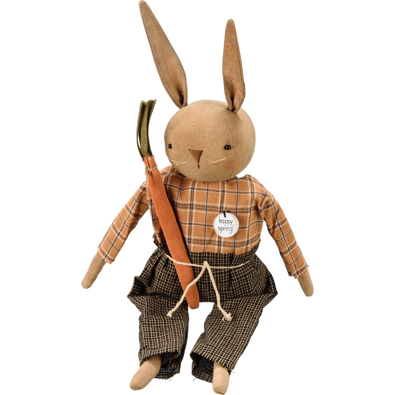 Primitive Spring Easter Jack Rabbit Happy Spring Doll 19