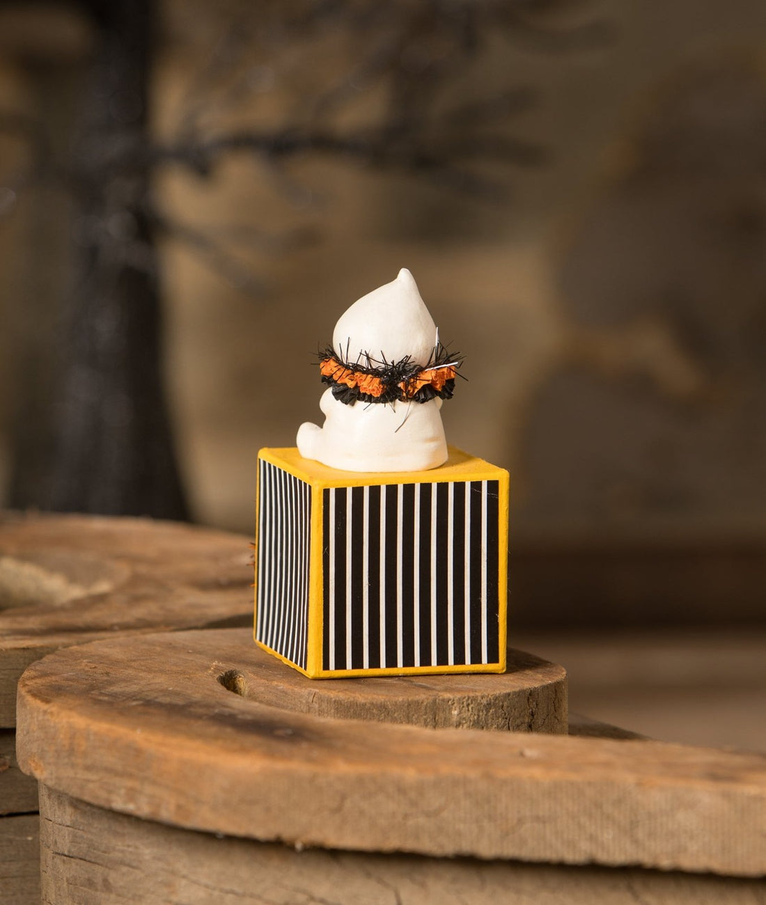 Bethany Lowe Halloween Boo on Block MA3076 - The Primitive Pineapple Collection