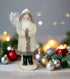 Primitive Ragon House Christmas 8" Belsnickle 8" Ivory Velvet Santa Claus - The Primitive Pineapple Collection