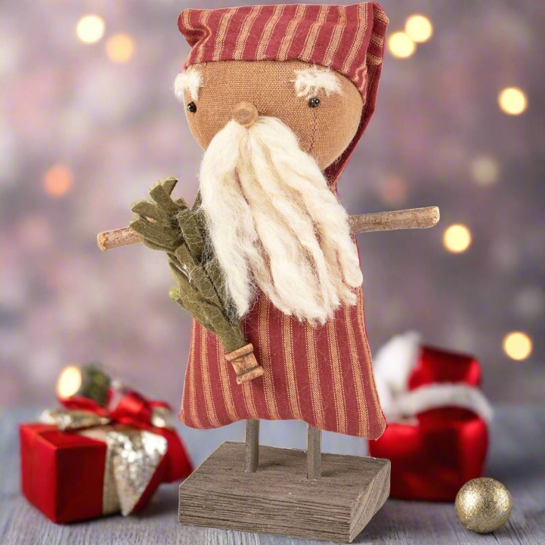 Primitive Country Christmas Ole St. Nick Doll - The Primitive Pineapple Collection
