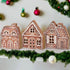 Primitive Christmas Gingerbread Village Chunky Shelf Sitter Set - The Primitive Pineapple Collection