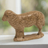 Primitive Country Reproduction Vintage Look 4.5" Resin Sheep Figurine - The Primitive Pineapple Collection