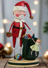 Esc and Company Christmas Santa and His Sack Lori Mitchell Figurine 13332 - The Primitive Pineapple Collection