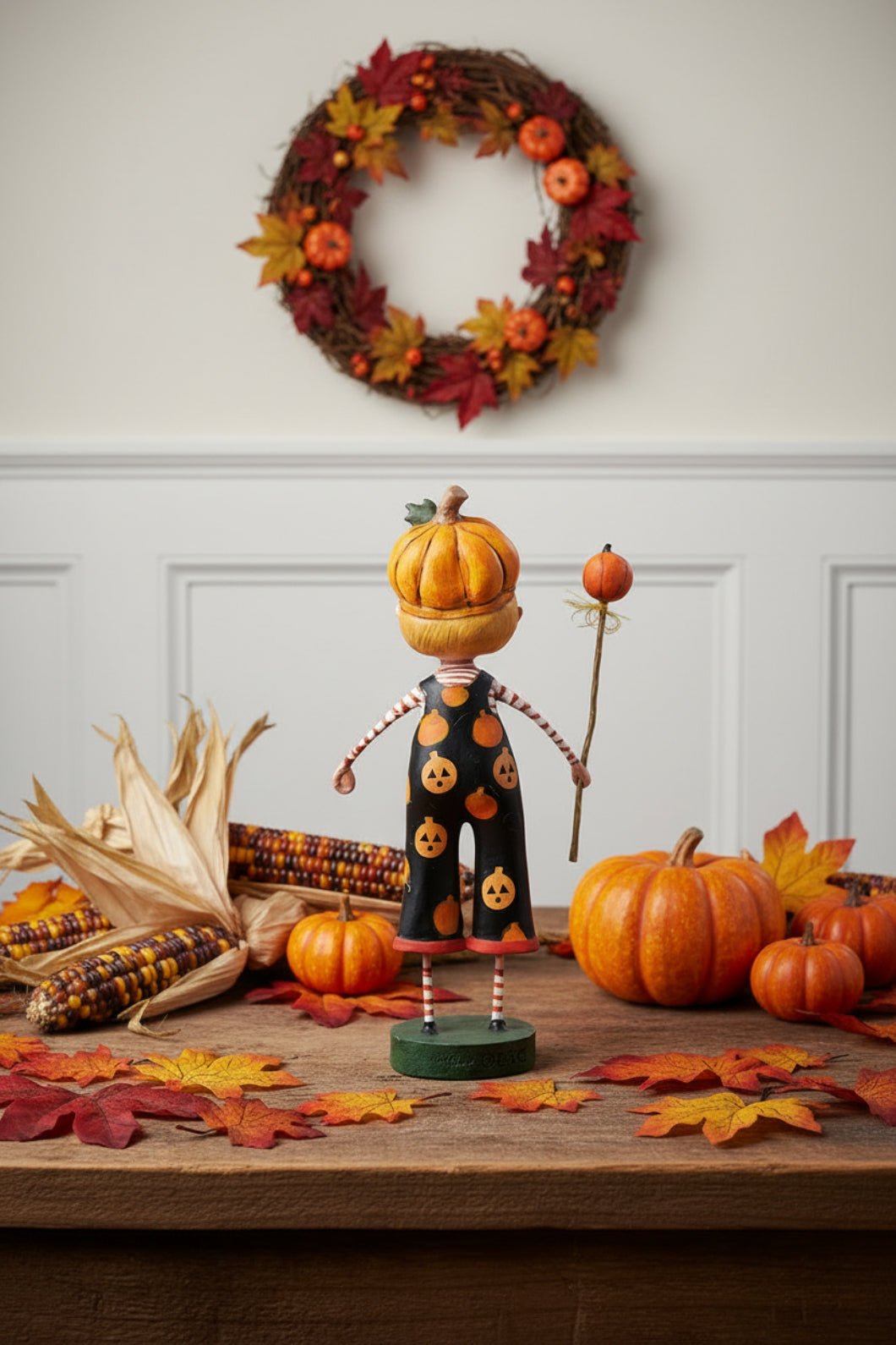 ESC Halloween Pumpkin Patches Lori Mitchell 14476 - The Primitive Pineapple Collection
