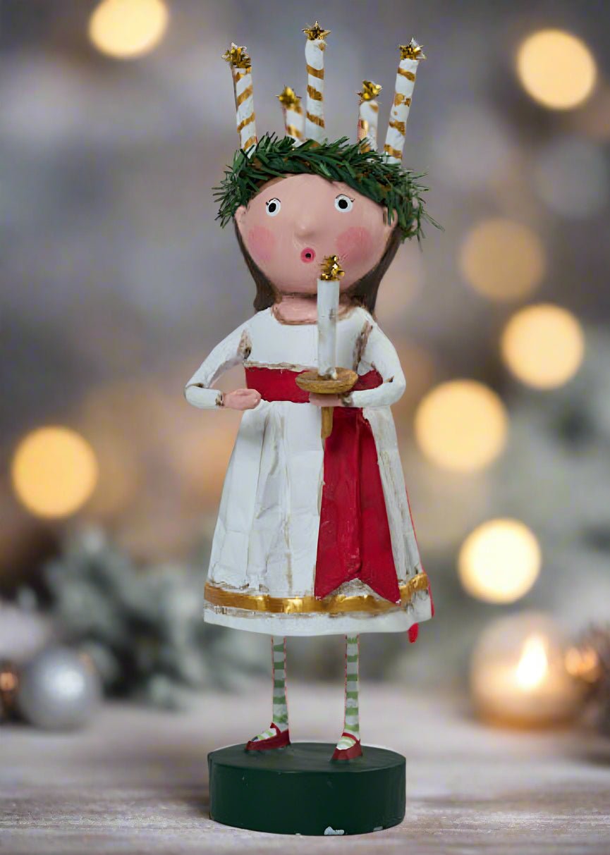 ESC and Company Christmas Lucia Lori Mitchell 14499 - The Primitive Pineapple Collection
