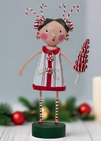 Esc and Company Christmas Minty Fresh Lori Mitchell Figurine 15529 - The Primitive Pineapple Collection