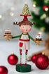 ESC and Company Patty Cake Christmas Girl Figurine Lori Mitchell 15530 - The Primitive Pineapple Collection