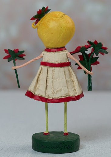 ESC and Company Christmas Etta Poinsettia Lori Mitchell 15532 - The Primitive Pineapple Collection