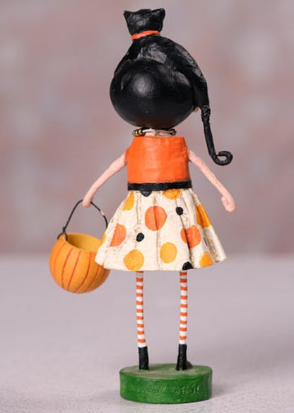 ESC Folk art Collectable Halloween Kit Kat Lori Mitchell 16716