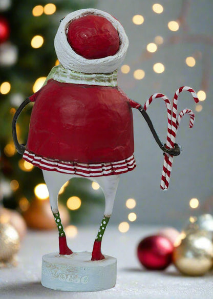 ESC Christmas Minty Snowman Lori Mitchell 16728 - The Primitive Pineapple Collection