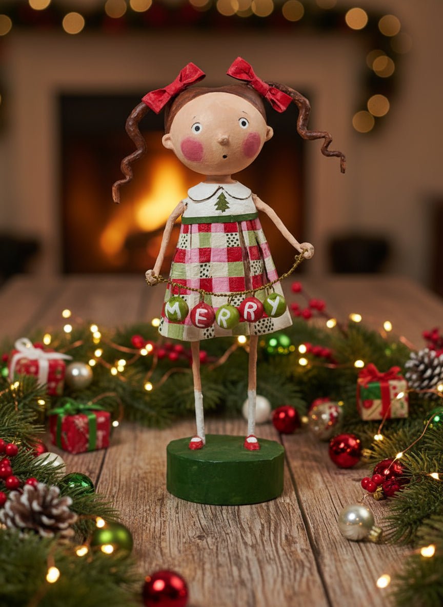 ESC Christmas Merry Mary Lori Mitchell 17266 - The Primitive Pineapple Collection