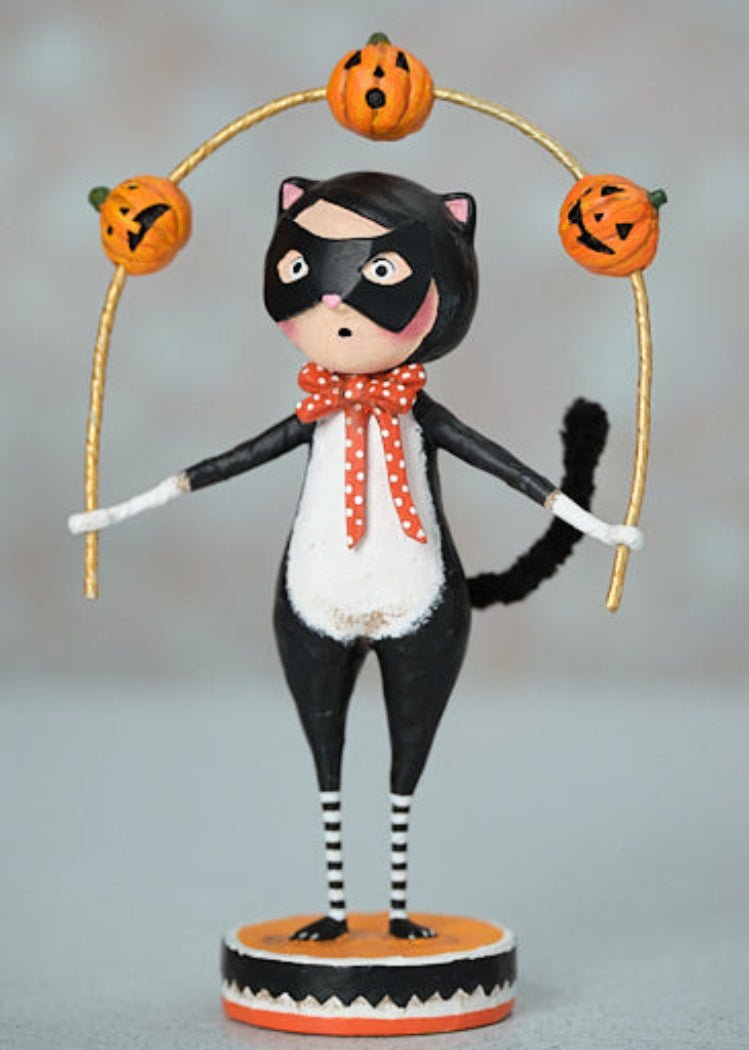 ESC Halloween Toss a Jack Cat Lori Mitchell 17282 - The Primitive Pineapple Collection