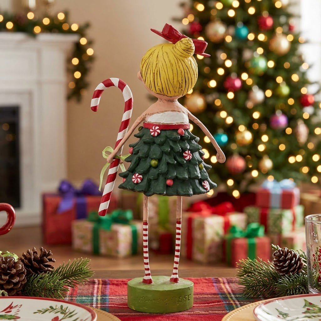 Lori Mitchell Sweet Noelle Christmas Figurine 7.25" - The Primitive Pineapple Collection