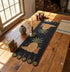 Primitive Farmhouse 14" x 36" Applique Pineapple Table Runner Folk Art - The Primitive Pineapple Collection