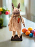 Primitive Folk Art USA Spring/Easter Bunny w/Carrot 18" - The Primitive Pineapple Collection