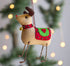 Primitive Christmas Handcrafted Felt 4” Reindeer Ornament - The Primitive Pineapple Collection