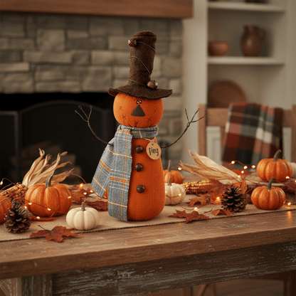 Honey and Me Halloween Ping the Jingle Bell Jack-O-Lantern - The Primitive Pineapple Collection