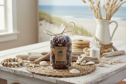Handcrafted USA Farmhouse Ocean Breeze Potpourri w/Rosehips - The Primitive Pineapple Collection