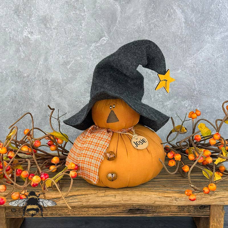 Honey and Me Halloween Josie the Jack - O - Lantern - The Primitive Pineapple Collection