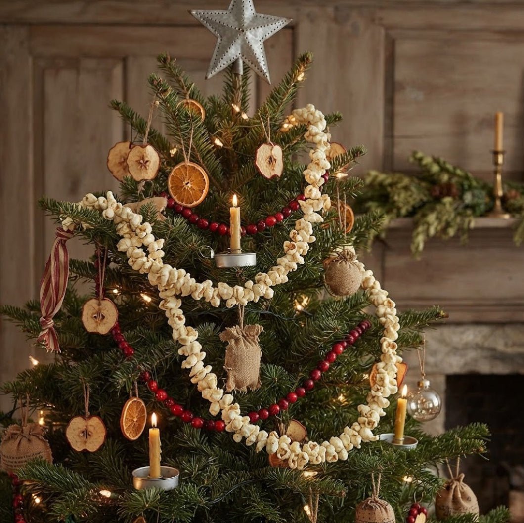 Primitive Farmhouse Ragon House 9-Foot Faux Popcorn Garland - The Primitive Pineapple Collection