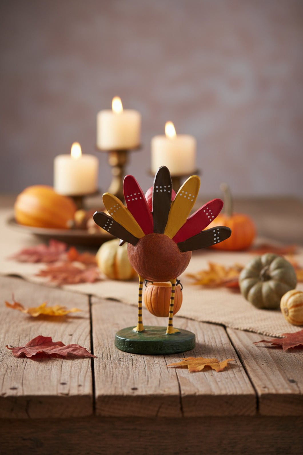 ESC and Company Halloween Turk or Treat Turkey Figurine 23938 - The Primitive Pineapple Collection