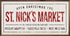 Handcrafted Christmas Walnut Framed St. Nick&