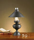 Primitive Colonial Reproduction Hartford Lamp w/ Shade 16" - The Primitive Pineapple Collection