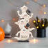 Blossom Bucket Halloween Boo Stacked Ghosts Shelf Sitter - The Primitive Pineapple Collection