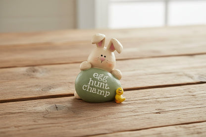Farmhouse Blossom Bucket Spring Easter Bunny and Chick Egg Hunt Champion - The Primitive Pineapple Collection