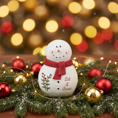 Blossom Bucket Christmas Holly Days Let It Snow Snowman
