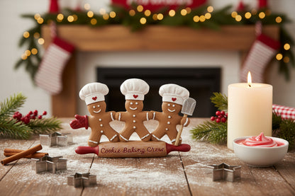 Blossom Bucket Christmas Gingerbread Lane Cookie Baking Crew